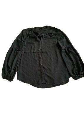 NWOT Harve Benard Gray Blouse
